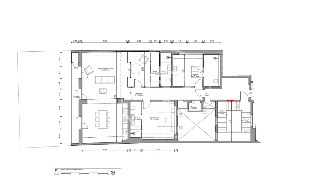 3 slaapkamer Appartement te koop in Barcelona stad - € 745.000 (Ref: 9095480)