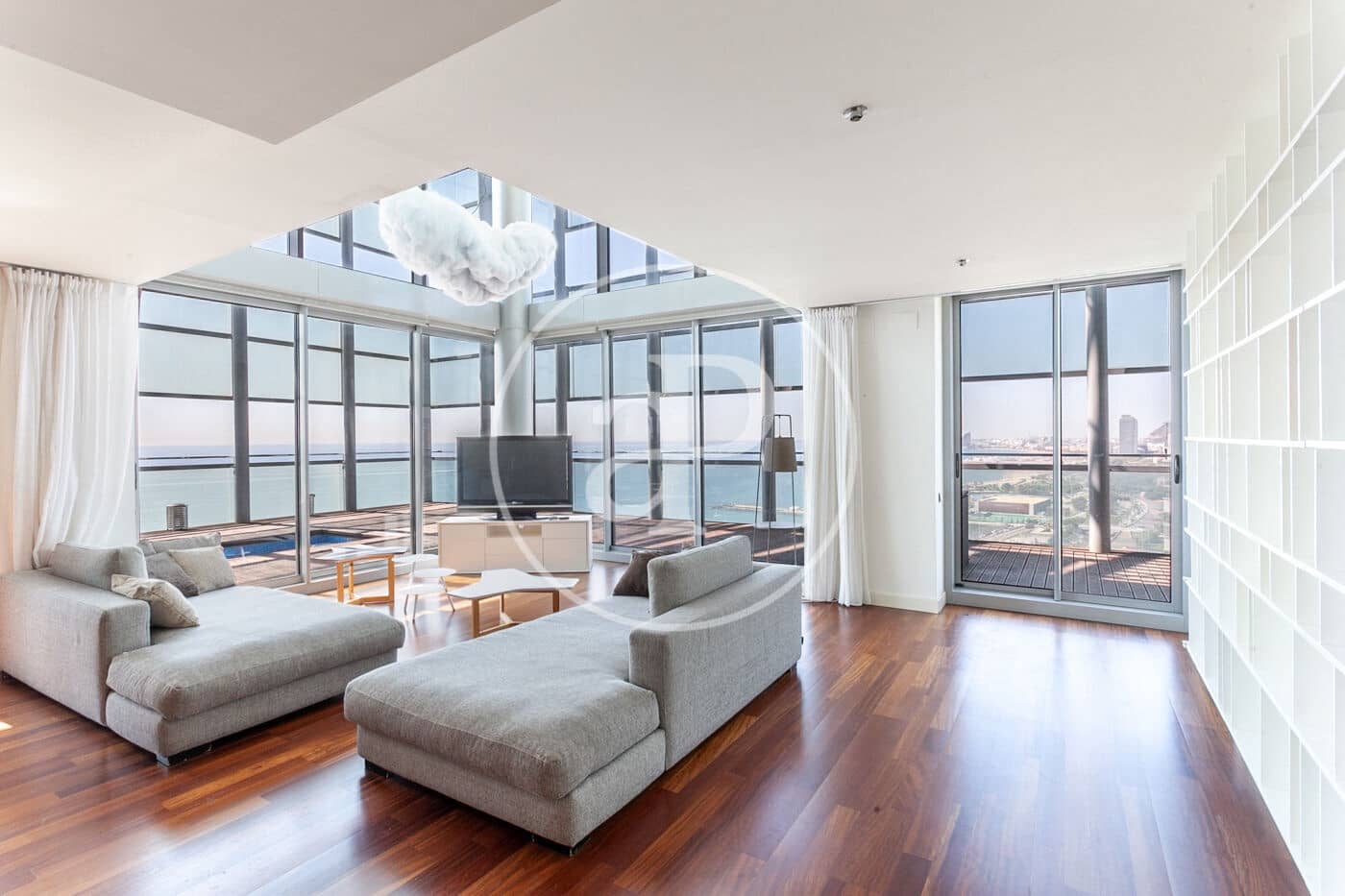 Penthouse de 3 chambres à louer à Barcelone ville avec piscine garage - 10 000 € (Ref: 9099323)