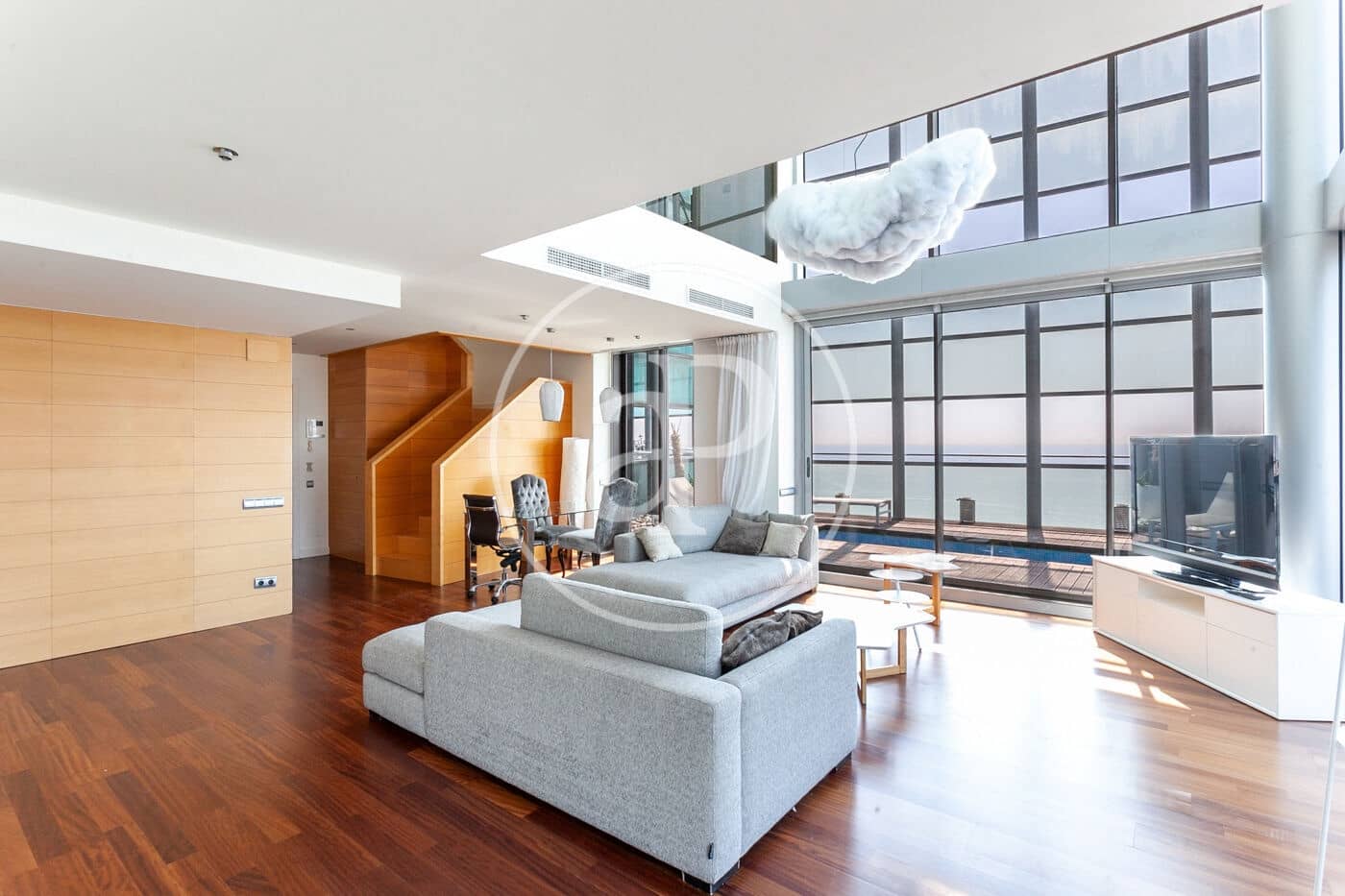 Penthouse de 3 chambres à louer à Barcelone ville avec piscine garage - 10 000 € (Ref: 9099323)