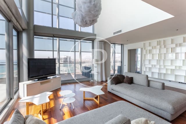 3 quarto Penthouse para arrendar em Diagonal Mar i El Front Marítim del Poblenou, Barcelona cidade com piscina - 10 000 € (Ref: 9099323)