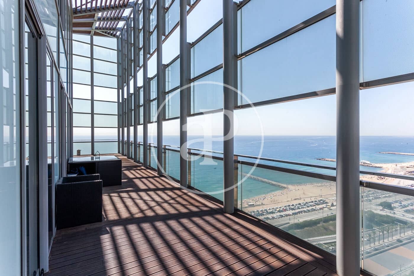 Penthouse de 3 chambres à louer à Barcelone ville avec piscine garage - 10 000 € (Ref: 9099323)