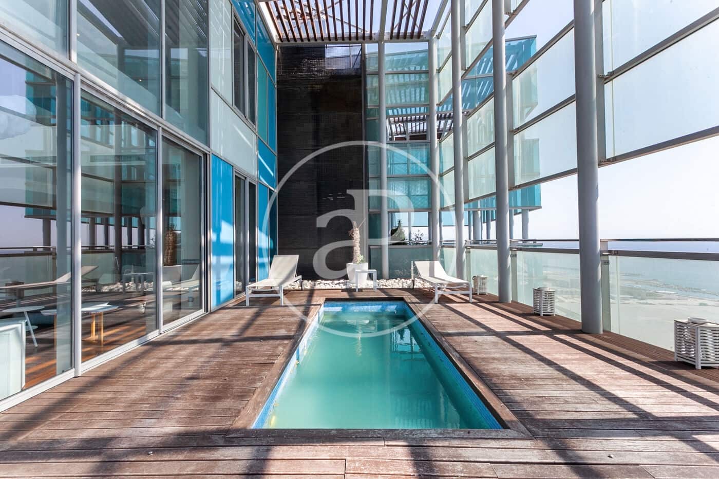 Penthouse de 3 chambres à louer à Barcelone ville avec piscine garage - 10 000 € (Ref: 9099323)