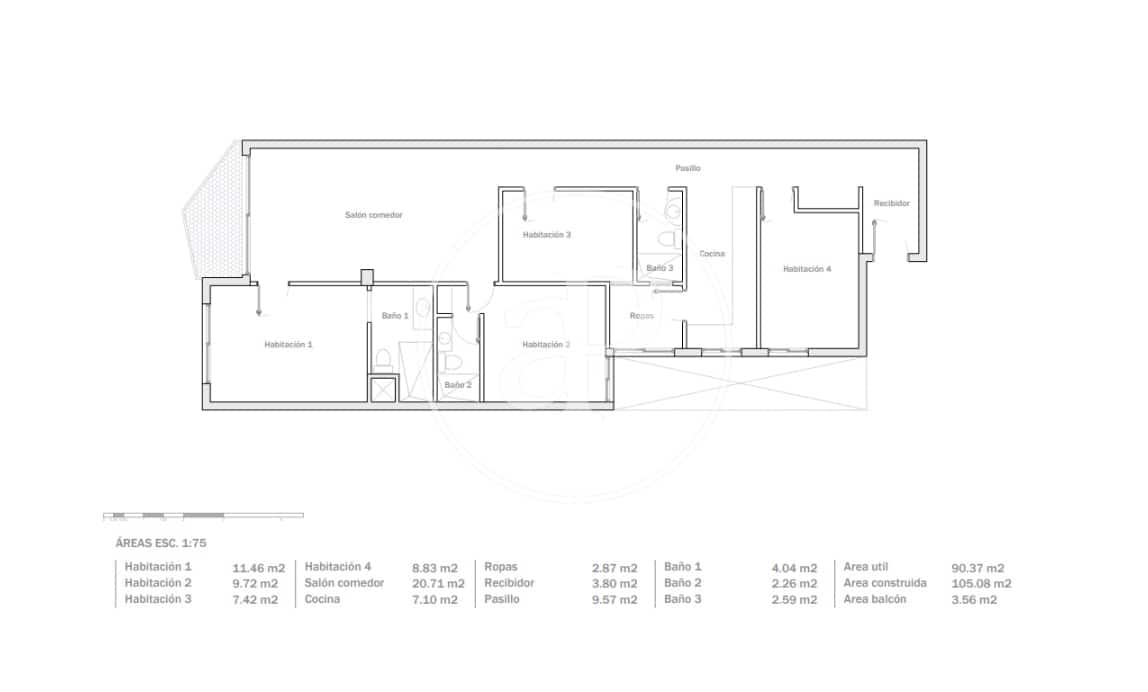 4 soveværelse Lejlighed til salg i Barcelona by - € 775.000 (Ref: 9125347)