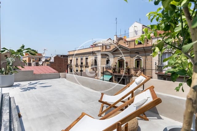 2 sovrum Takvåning att hyra i El Poble Sec, Barcelona stad - 1 950 € (Ref: 9159693)