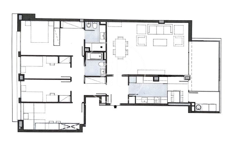 4 soveværelse Lejlighed til salg i Sant Cugat del Valles med swimmingpool - € 895.000 (Ref: 9164009)