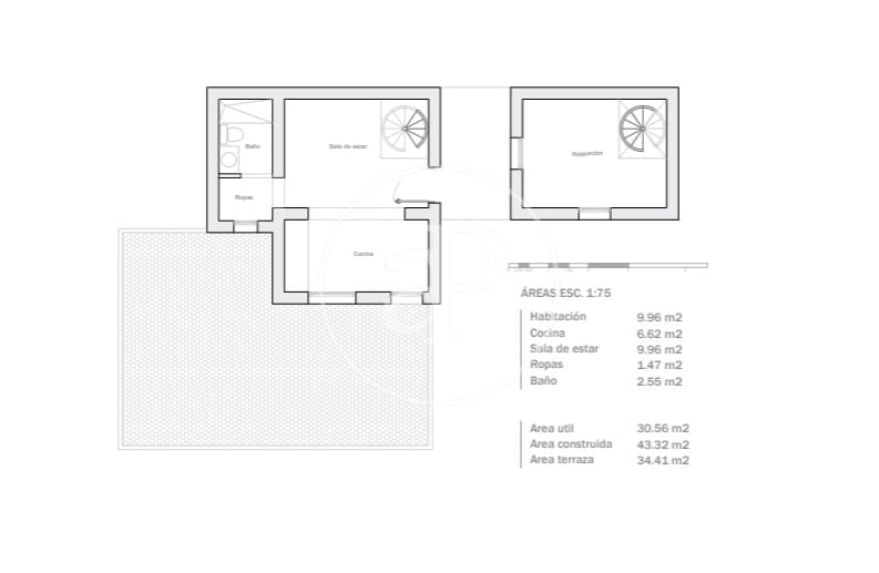 1 soverom Penthouse til salgs i Barcelona by med svømmebasseng - € 400 000 (Ref: 9165988)