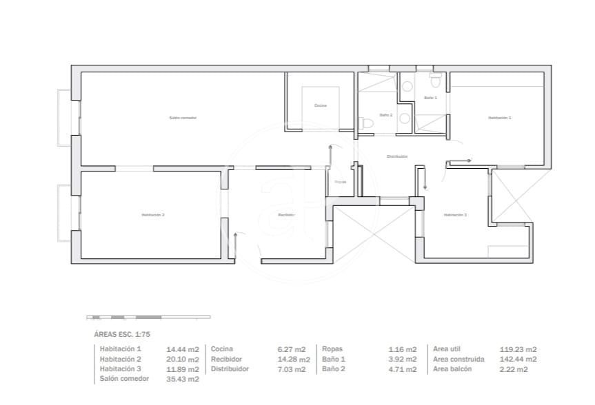 3 chambre Appartement à vendre à Barcelone ville avec piscine - 995 000 € (Ref: 9165991)