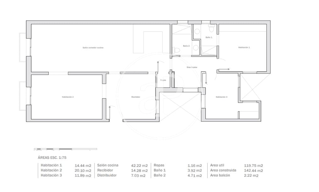 3 bedroom Apartment for sale in Barcelona city with pool - € 1,045,000 (Ref: 9165994)