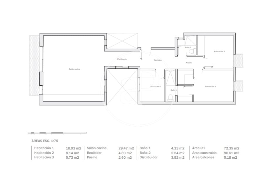 3 soveværelse Lejlighed til salg i Barcelona by - € 669.000 (Ref: 9217727)