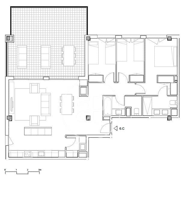 3 sovrum Takvåning att hyra i Esplugues de Llobregat - 3 600 € (Ref: 9232871)