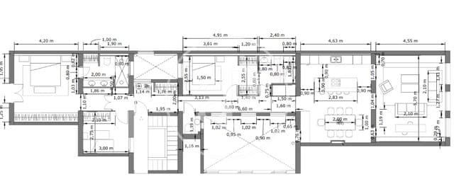 3 makuuhuone Huoneisto myytävänä paikassa La Dreta de L'Eixample, Barcelona kaupunki - 1 297 000 € (Ref: 9282179)