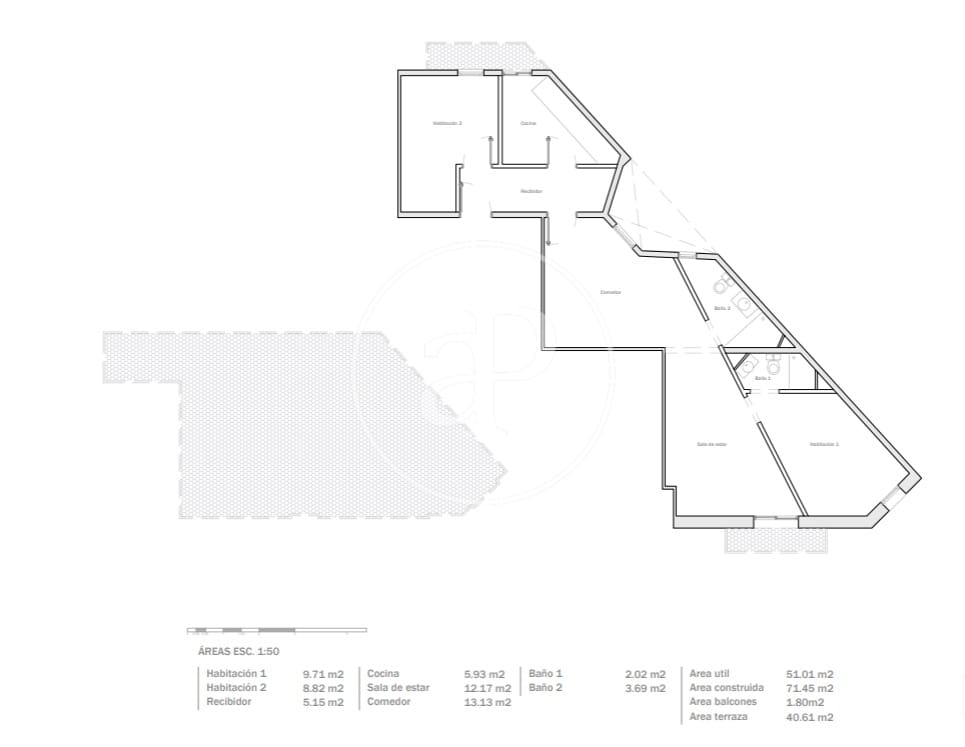 2 soveværelse Penthouse til salg i Barcelona by - € 665.000 (Ref: 9303510)