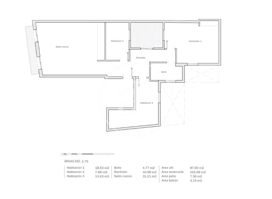 3 bedroom Apartment for sale in Barcelona city - € 650,000 (Ref: 9353606)