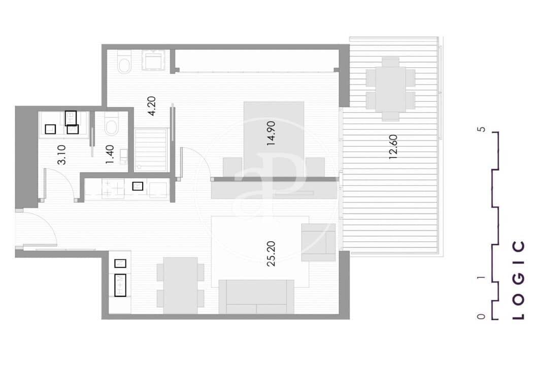 1 sovrum Lägenhet till salu i Esplugues de Llobregat med pool - 620 000 € (Ref: 9355824)