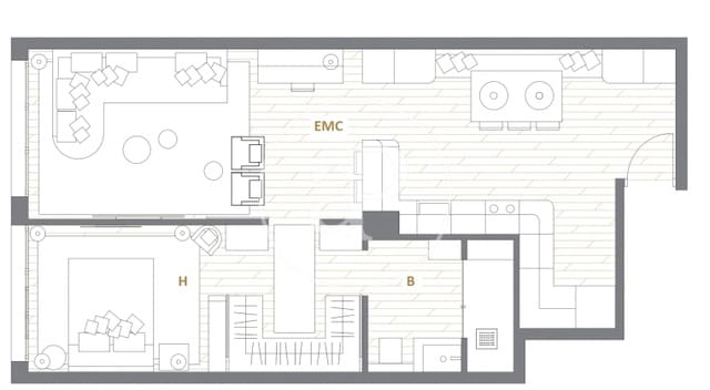 1 bedroom Apartment for sale in La Sagrada Família, Barcelona city - € 399,000 (Ref: 9359574)