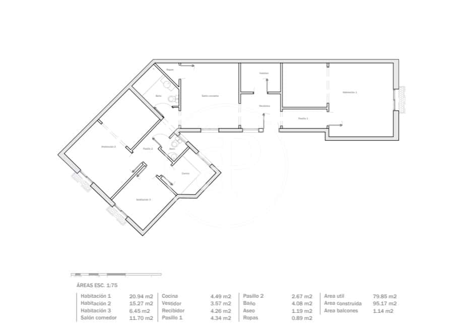 3 soverom Leilighet til salgs i Barcelona by - € 590 000 (Ref: 9359582)