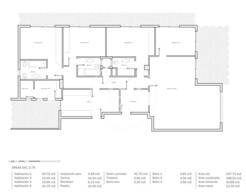 4 camera da letto Appartamento in vendita in Barcelona citta - 1.800.000 € (Rif: 9362617)