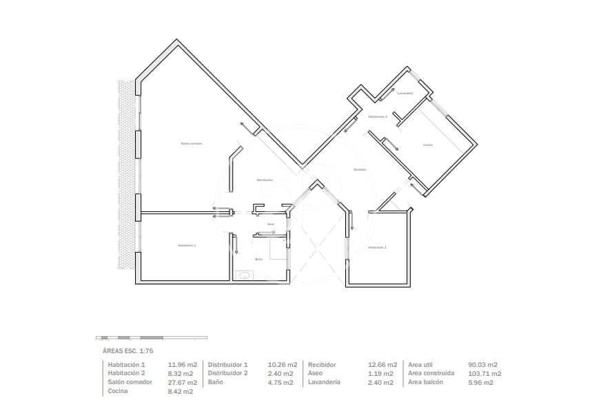 2 camera da letto Appartamento in vendita in Barcelona citta - 647.000 € (Rif: 9372000)