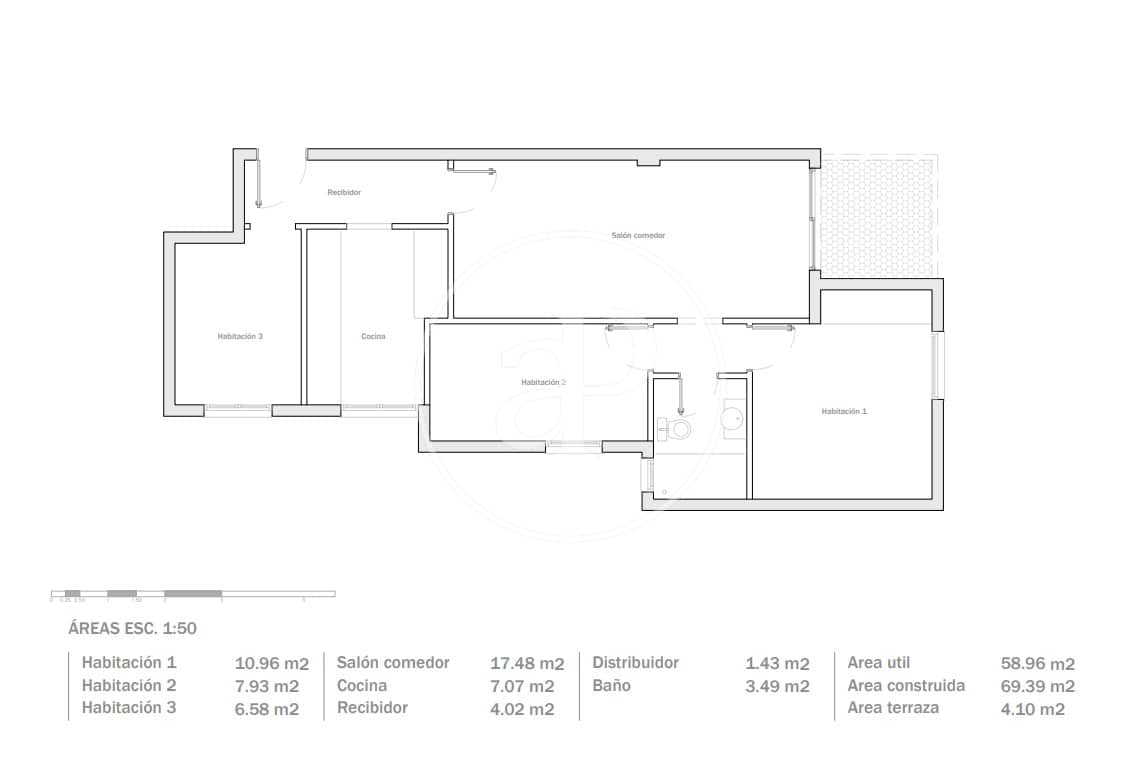 3 soverom Leilighet til salgs i Barcelona by - € 315 000 (Ref: 9375319)