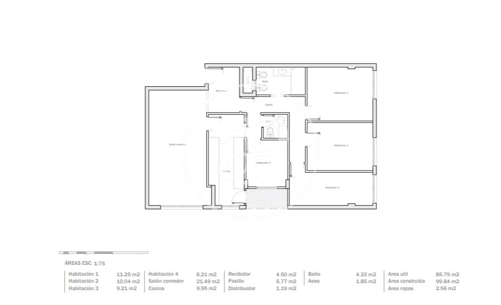 4 soverom Leilighet til salgs i Barcelona by - € 780 000 (Ref: 9382822)