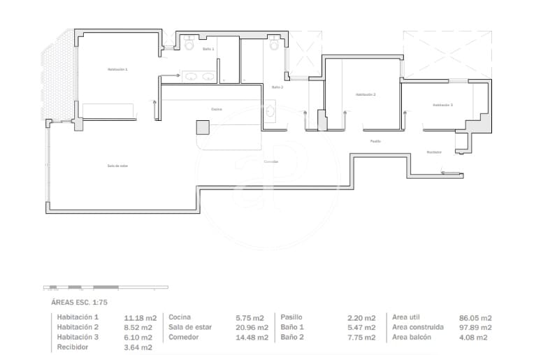 3 camera da letto Appartamento in vendita in Barcelona citta - 775.000 € (Rif: 9390842)