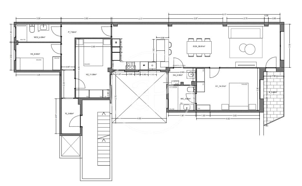 3 soverom Leilighet til salgs i Barcelona by - € 865 000 (Ref: 9410958)