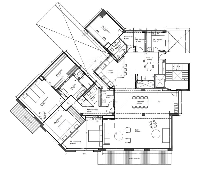 4 soveværelse Lejlighed til salg i Barcelona by - € 2.300.000 (Ref: 9431057)