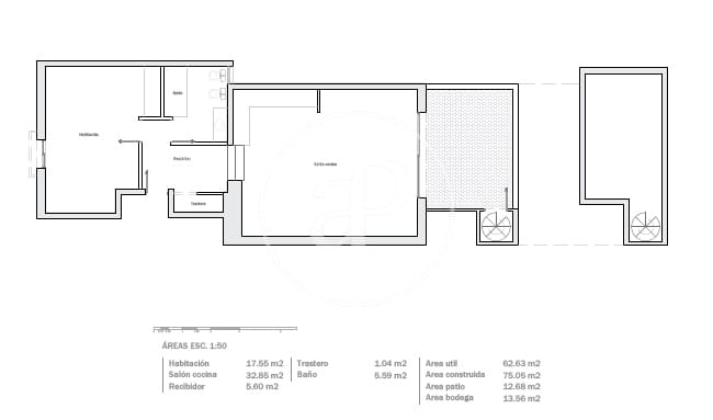 1 quarto Apartamento para venda em Barcelona cidade - 299 000 € (Ref: 9437796)