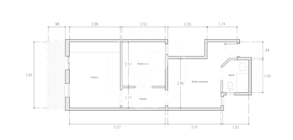 1 soveværelse Lejlighed til salg i Barcelona by - € 350.000 (Ref: 9437797)