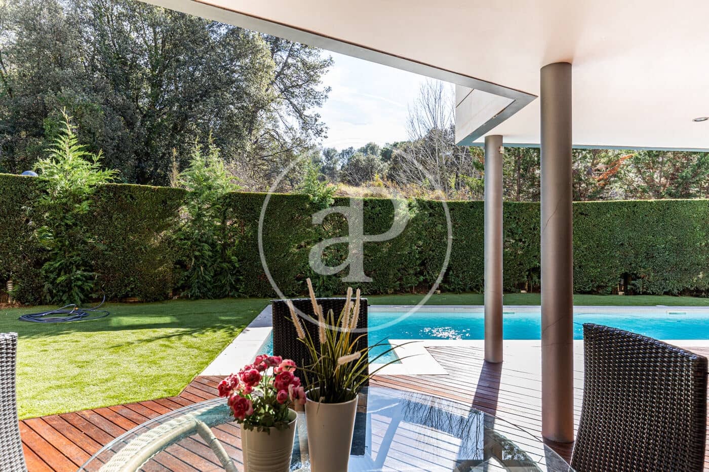 5 sovrum Villa att hyra i Sant Cugat del Valles med pool - 6 500 € (Ref: 9449156)