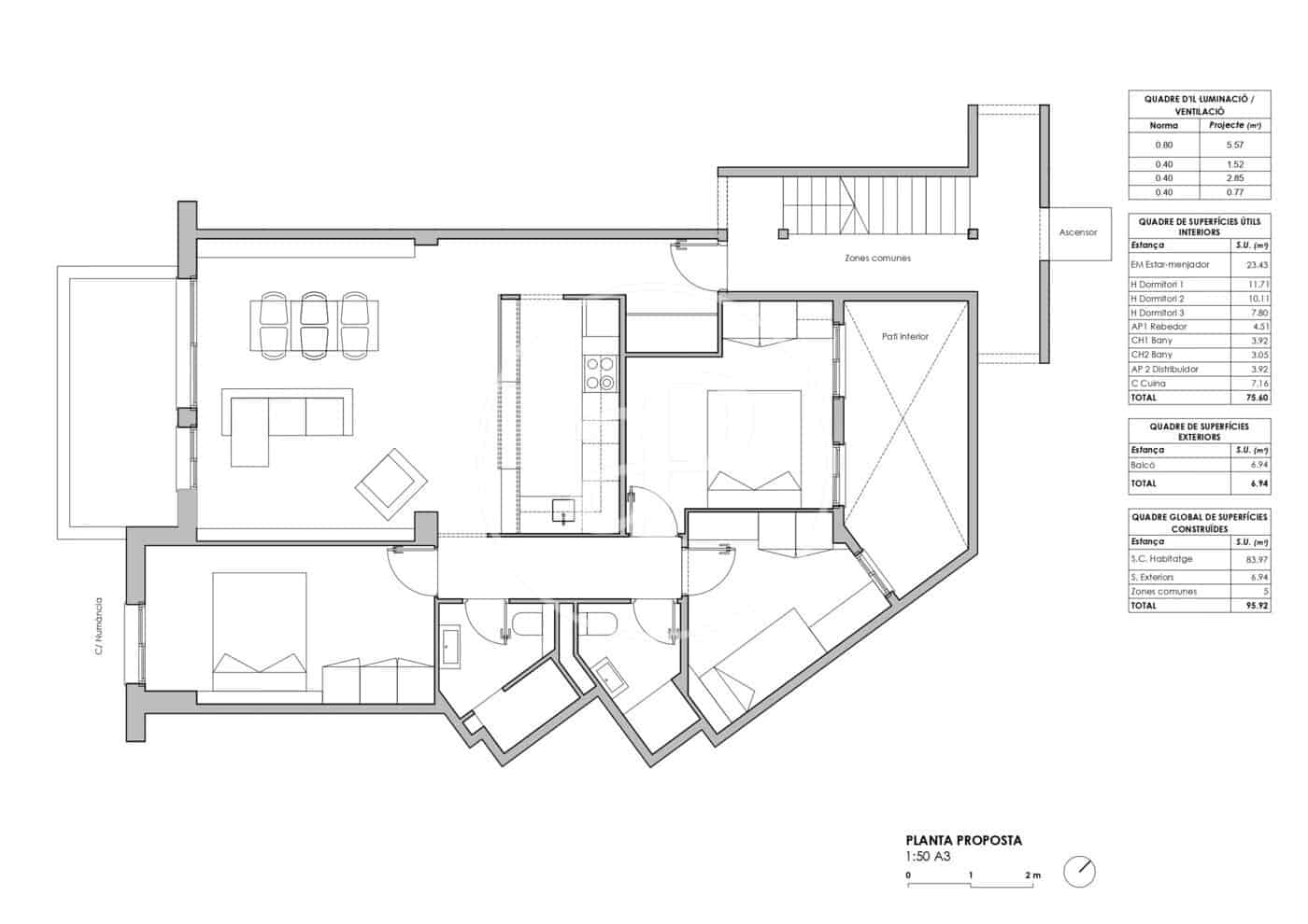 3 soverom Leilighet til salgs i Barcelona by - € 665 000 (Ref: 9450658)