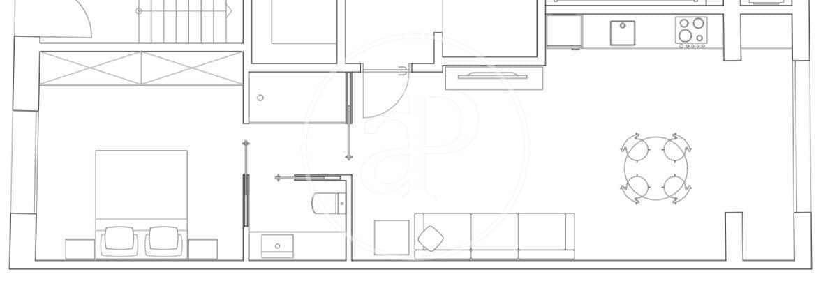 1 makuuhuone Huoneisto vuokrattavana paikassa Barcelona kaupunki - 1 600 € (Ref: 9452111)