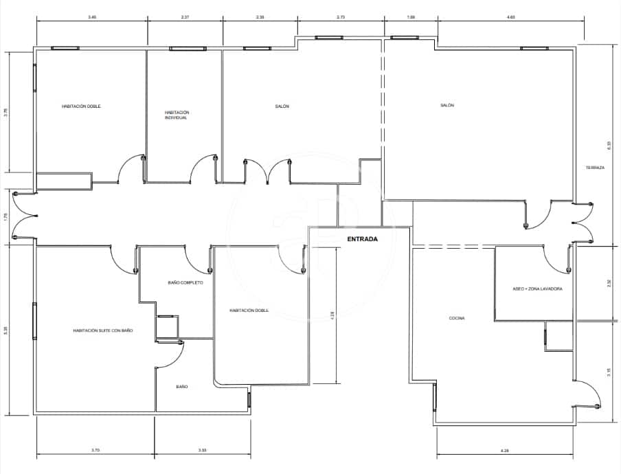 4 sovrum Lägenhet att hyra i Barcelona stad - 4 200 € (Ref: 9456239)