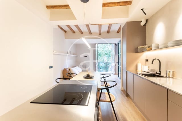 1 slaapkamer Appartement te huur in Sant Pere, Santa Caterina i La Ribera, Barcelona stad - € 1.900 (Ref: 9456240)