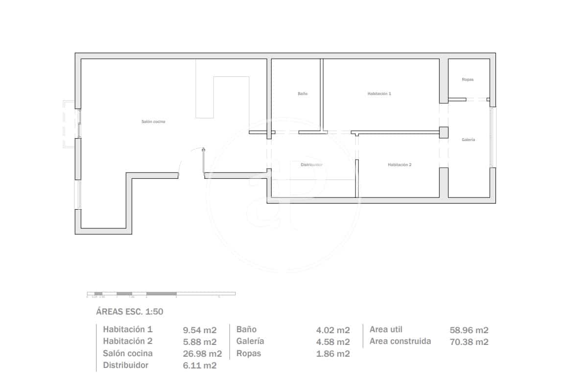 2 bedroom Apartment for sale in Barcelona city - € 395,000 (Ref: 9470683)