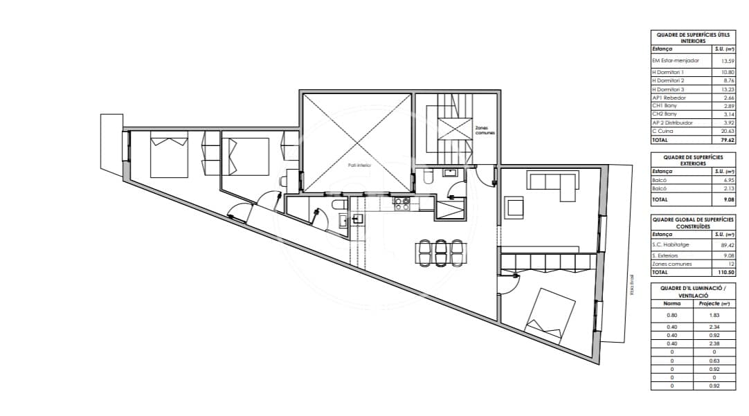 3 bedroom Apartment for sale in Barcelona city - € 530,000 (Ref: 9472957)