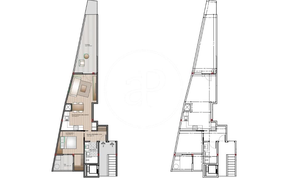 1 makuuhuone Huoneisto myytävänä paikassa Barcelona kaupunki - 495 000 € (Ref: 9474183)