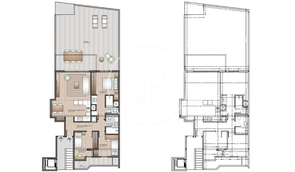 3 makuuhuone Huoneisto myytävänä paikassa Barcelona kaupunki - 995 000 € (Ref: 9474184)