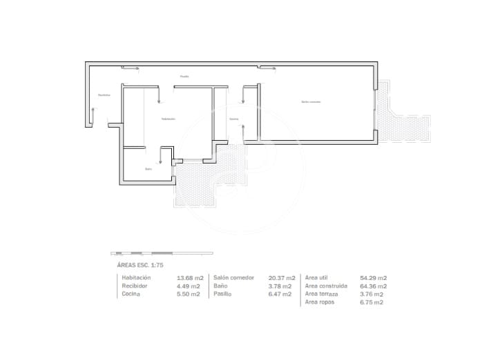 Apartamento de 1 habitación en Barcelona ciudad en venta - 330.000 € (Ref: 9488346)