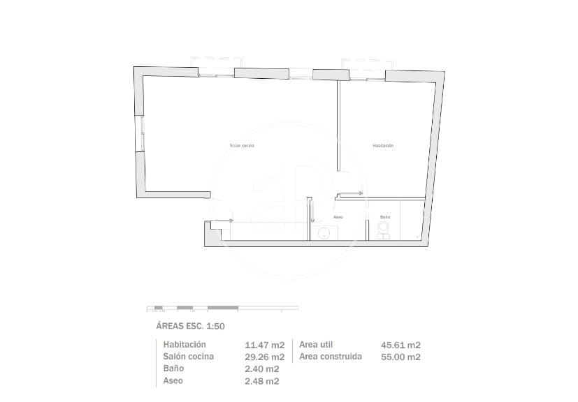 1 sovrum Lägenhet till salu i Barcelona stad - 395 000 € (Ref: 9525597)