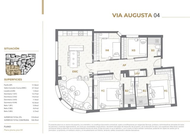 4 slaapkamer Appartement te koop in La Vila de Gràcia, Barcelona stad - € 1.300.000 (Ref: 9551467)