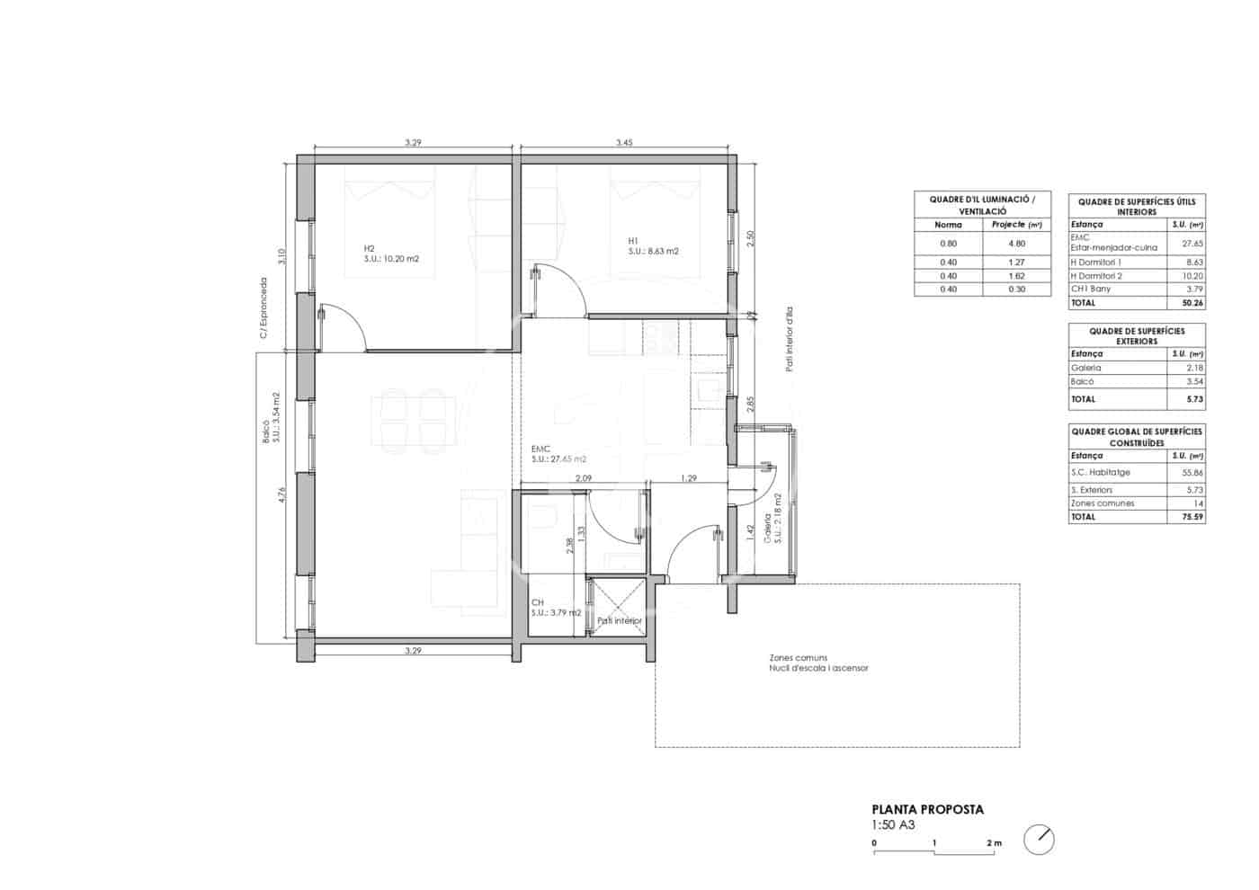 2 sovrum Lägenhet till salu i Barcelona stad - 386 000 € (Ref: 9555821)