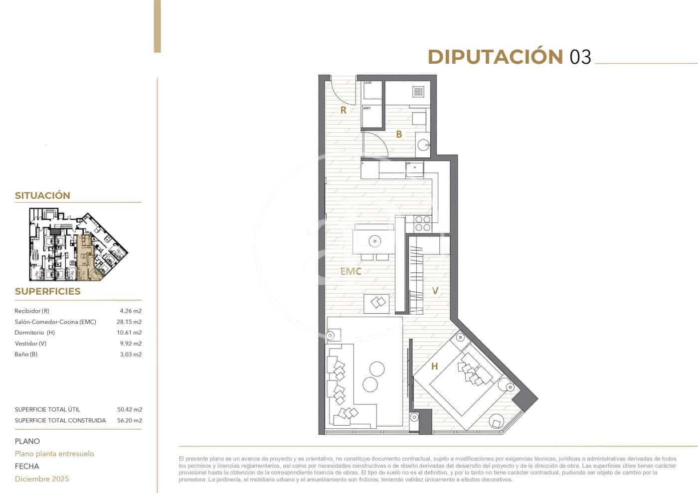 1 soveværelse Lejlighed til salg i Barcelona by - € 410.000 (Ref: 9565228)
