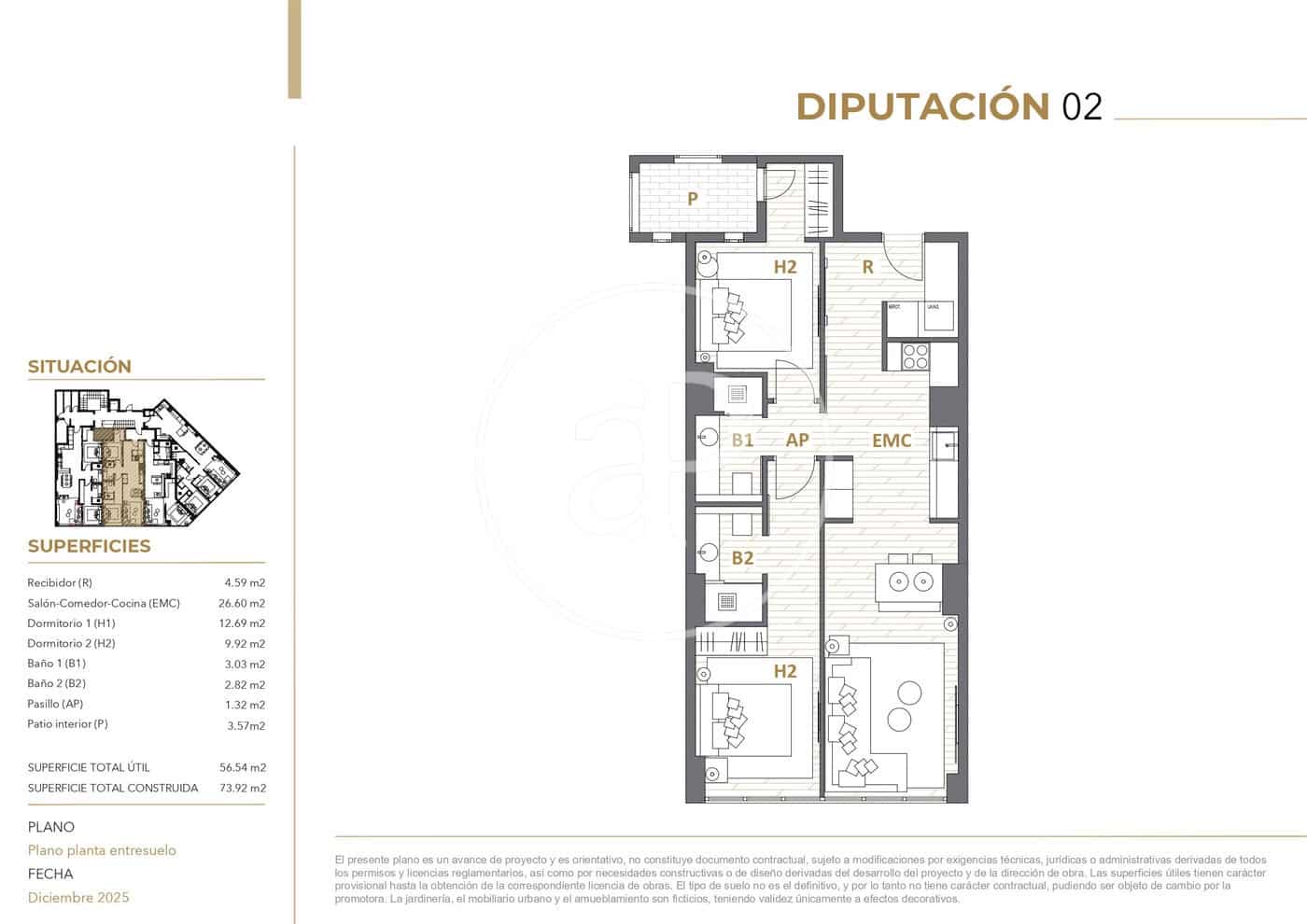 2 makuuhuone Huoneisto myytävänä paikassa Barcelona kaupunki - 510 000 € (Ref: 9565229)