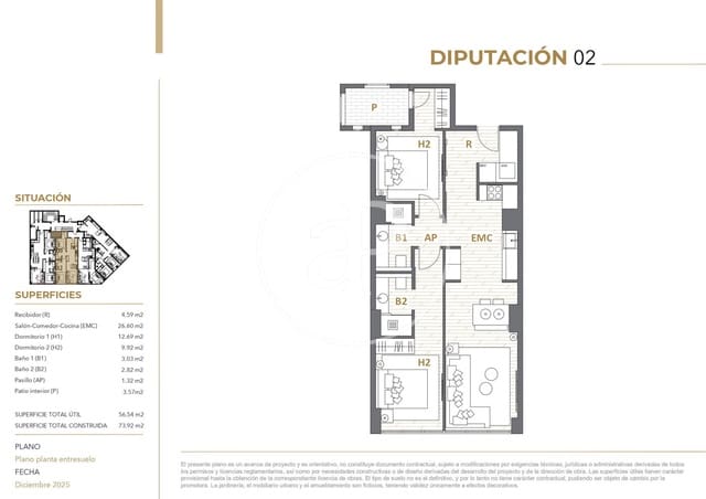 2 makuuhuone Huoneisto myytävänä paikassa El Fort Pienc, Barcelona kaupunki - 510 000 € (Ref: 9565229)