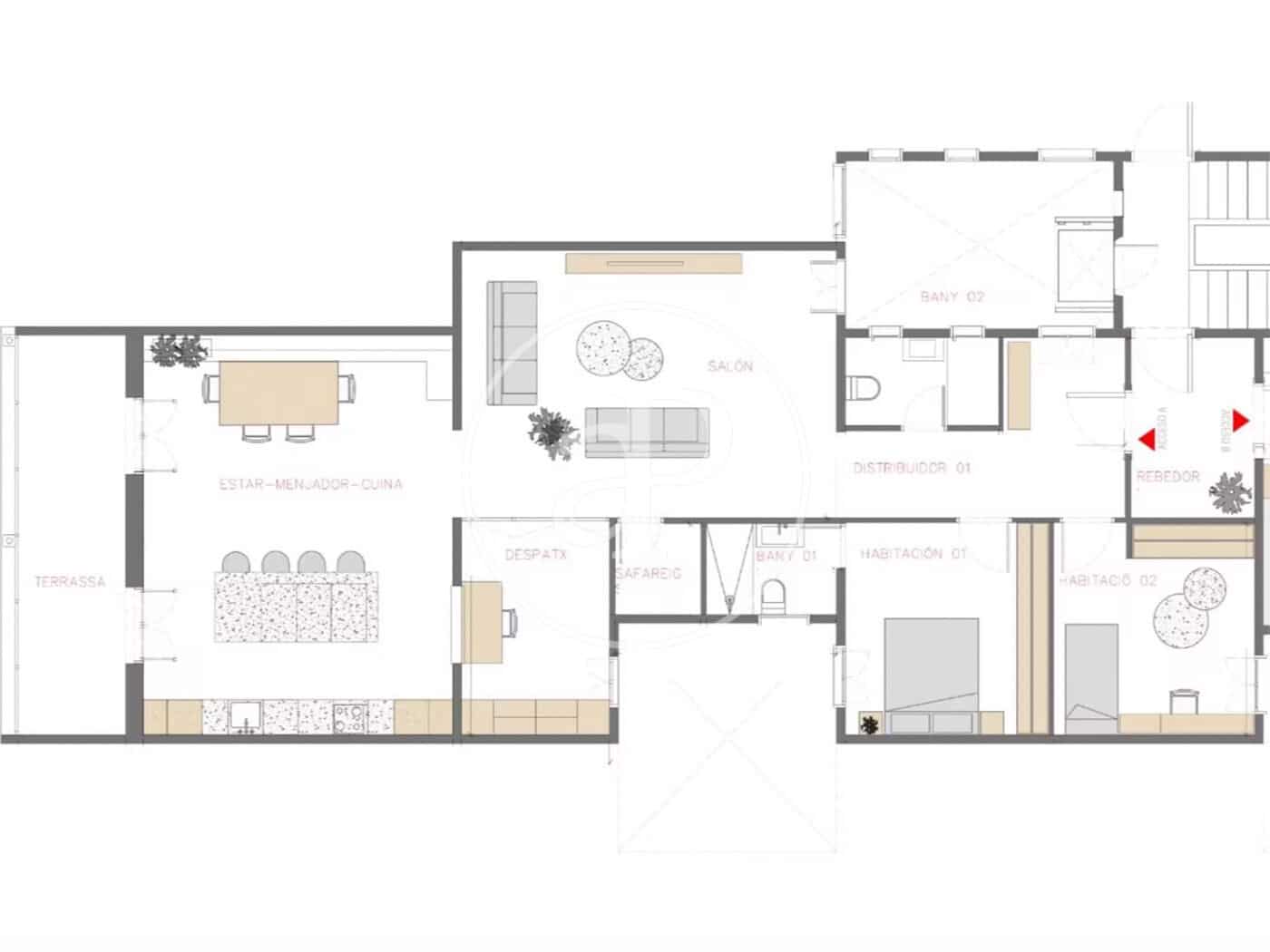 3 bedroom Apartment for sale in Barcelona city - € 1,250,000 (Ref: 9591252)