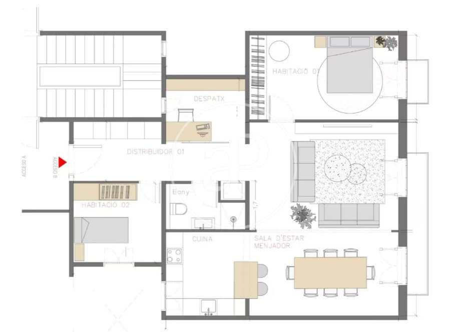 2 bedroom Apartment for sale in Barcelona city - € 900,000 (Ref: 9591253)