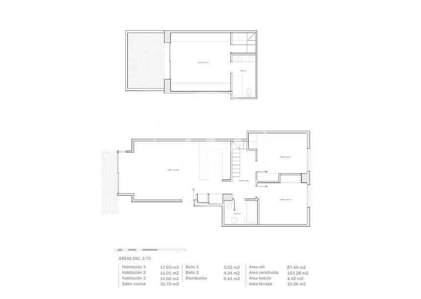 3 bedroom Penthouse for sale in Barcelona city - € 850,000 (Ref: 9599514)