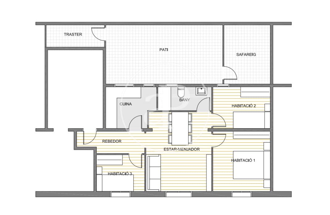 3 chambre Appartement à vendre à Barcelone ville - 490 000 € (Ref: 9608053)