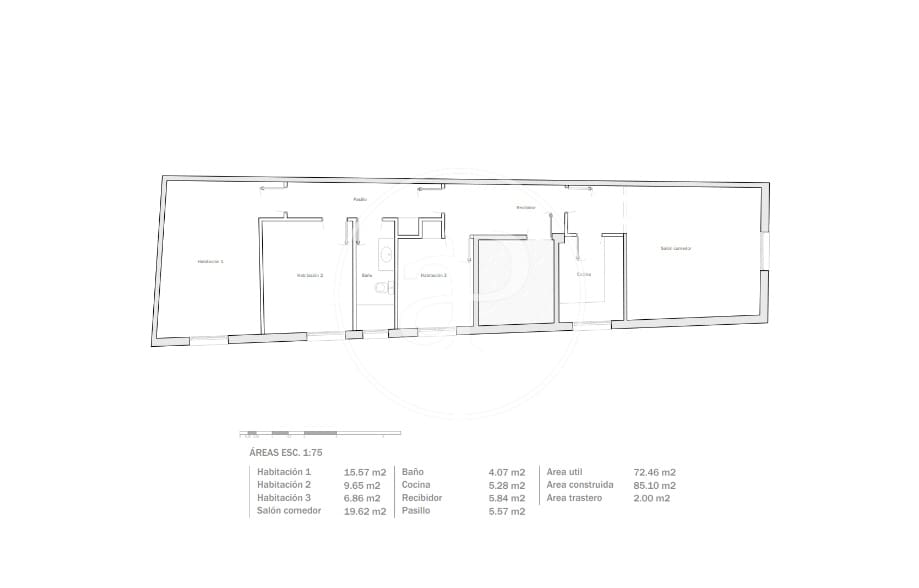 3 bedroom Apartment for sale in Barcelona city - € 350,000 (Ref: 9619588)